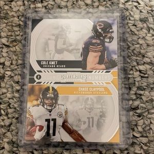Cole Kmet and Chase Claypool Contenders card.